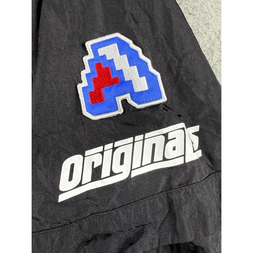 Adidas Originals Trefoil Graphic Snap button Mechanic Shirt H57828 Mens Large